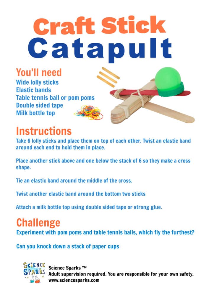 lolly stick catapult instructions