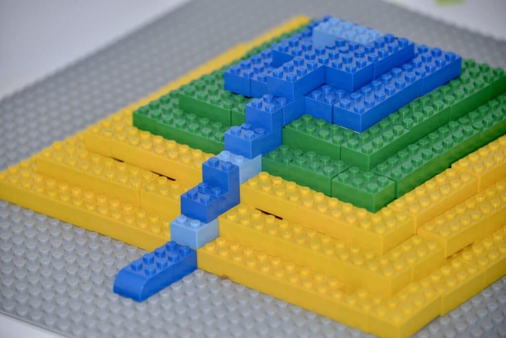 Lego model of Chichen Itza