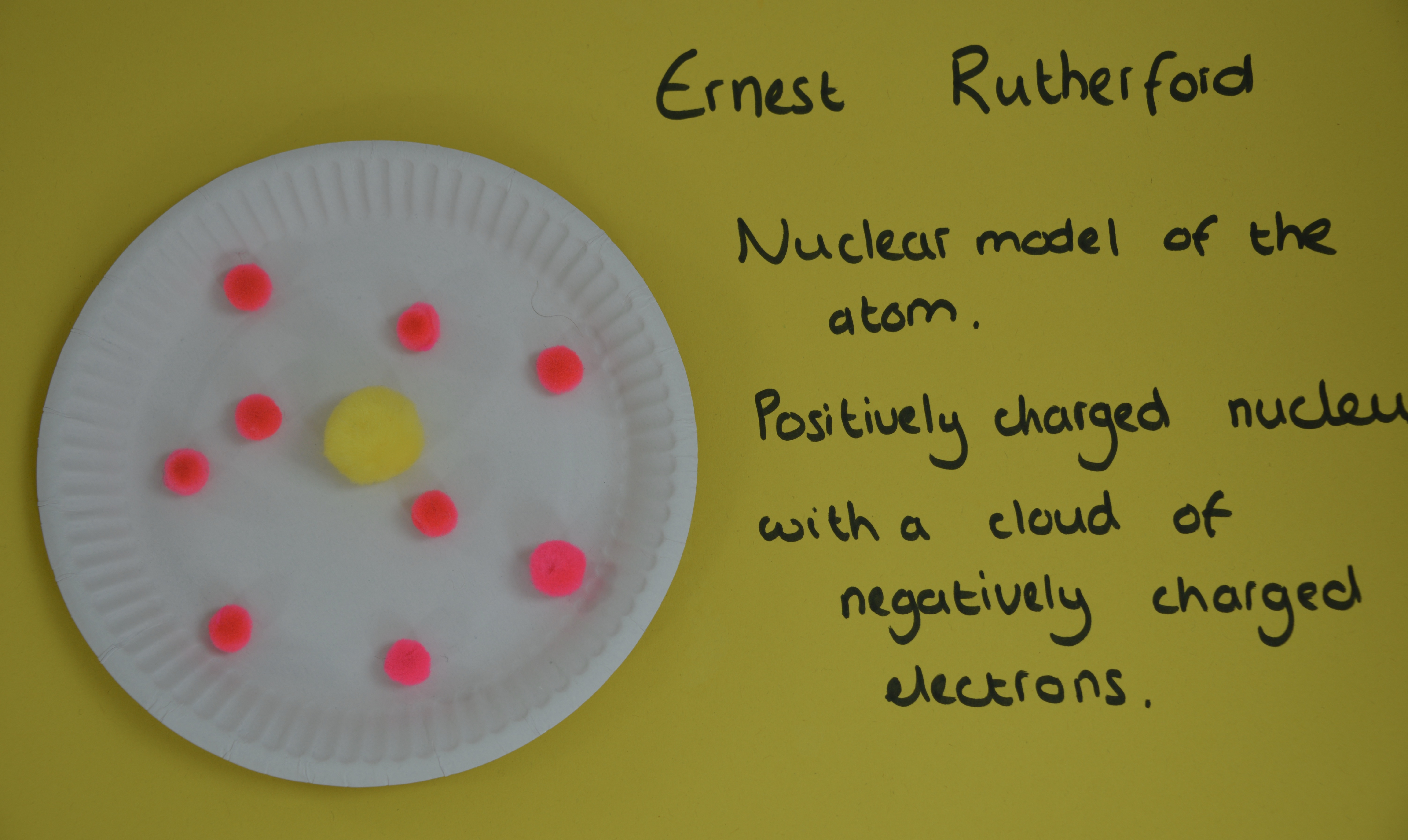 Ernest Rutherford's model of the atom