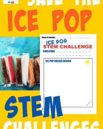 Save the ice pop STEM challenge