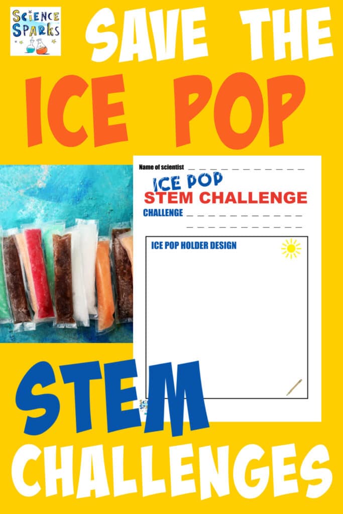 Save the ice pop STEM challenge