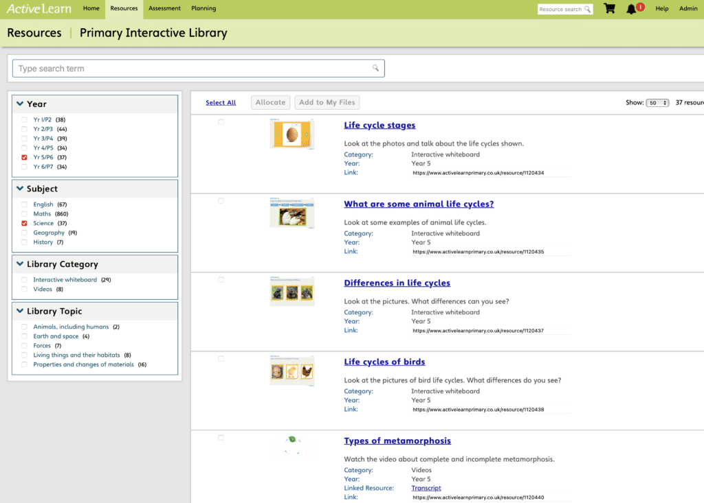 Pearson ActiveLearn Library