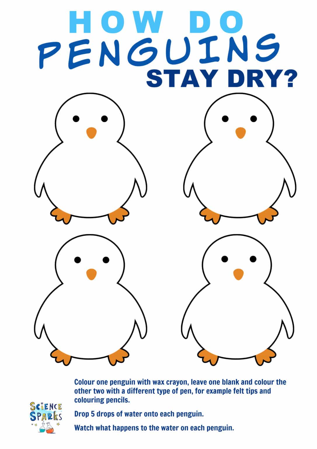 Why don't penguins freeze? Science Experiment