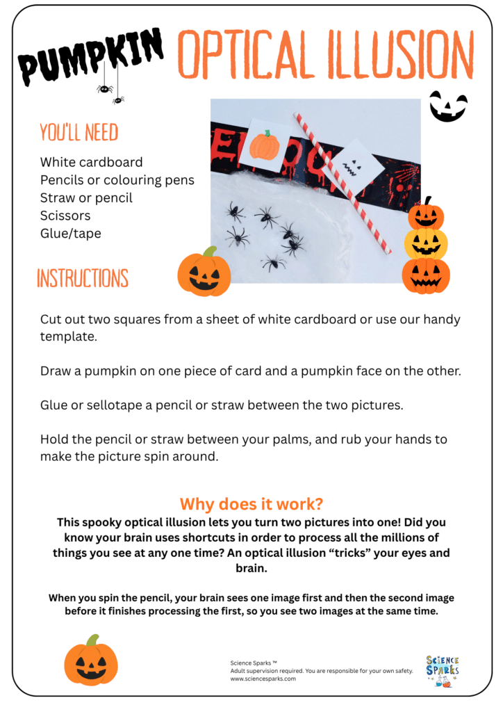 pumpkin optical illusion