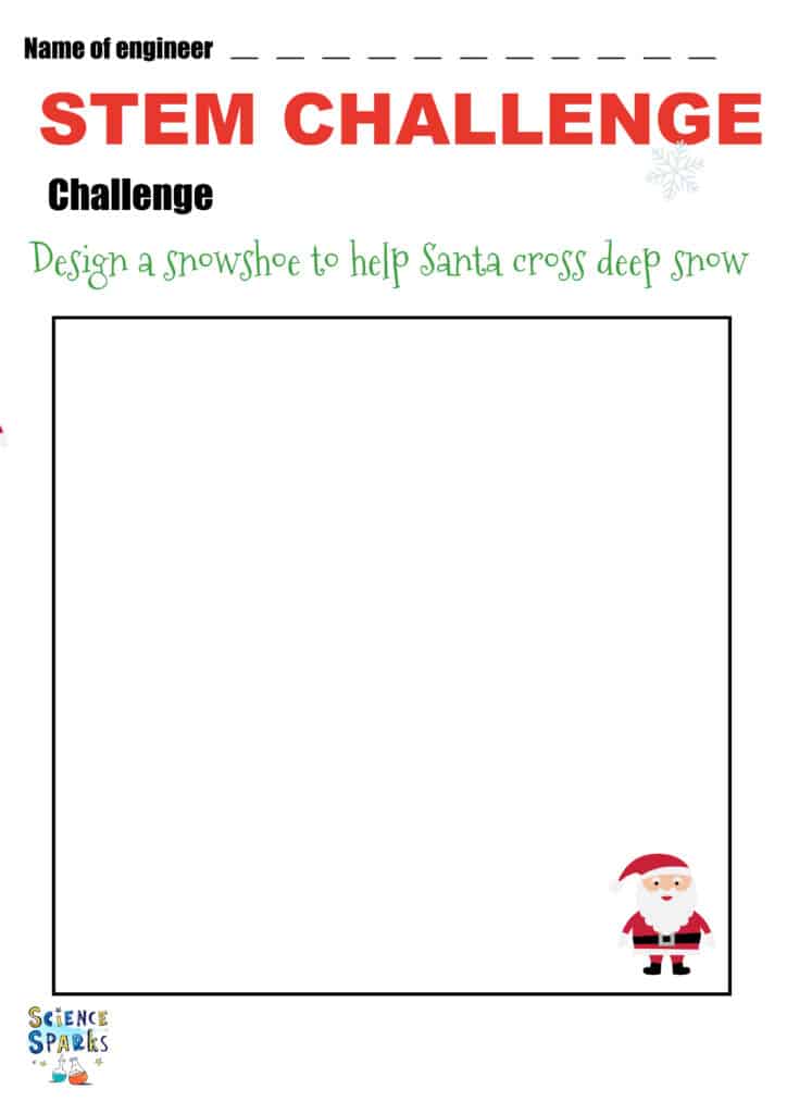 make a snowshoe stem challenge write up sheet