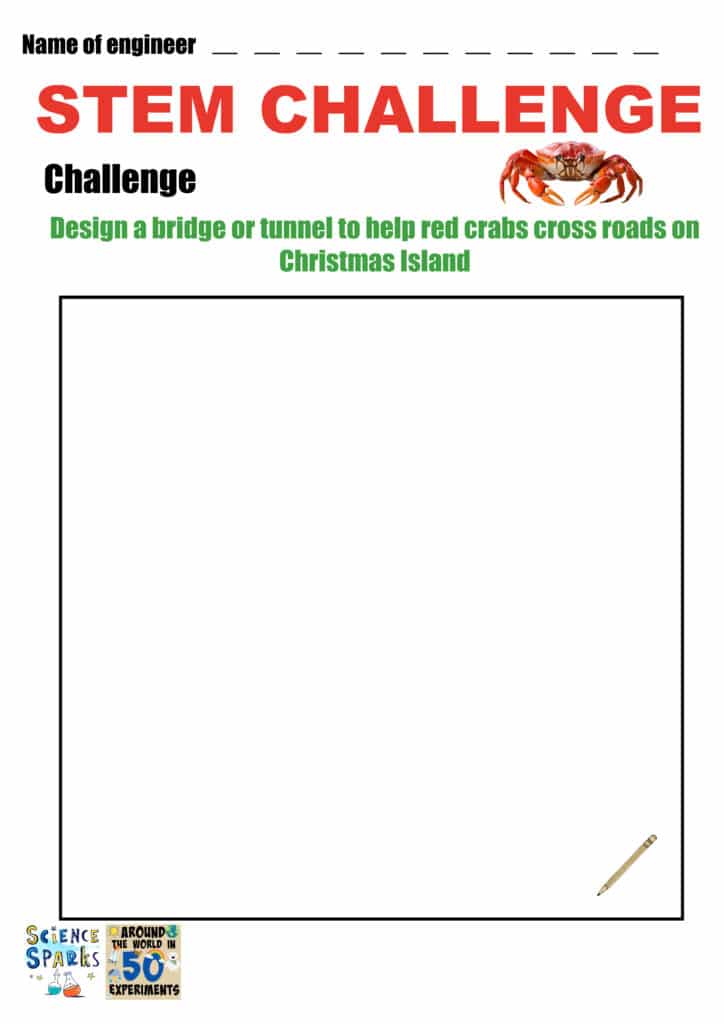 red crab migration STEM challenge