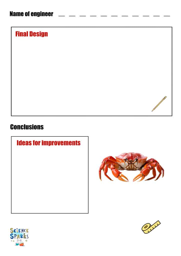 red crab STEM challenge page 3
