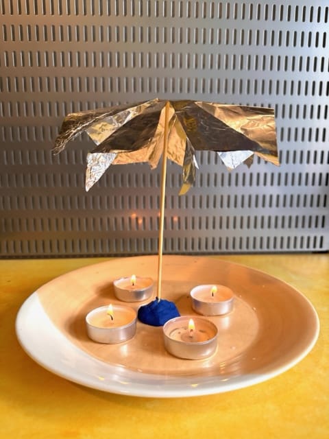 DIY Candle Carousel for learning about covnection