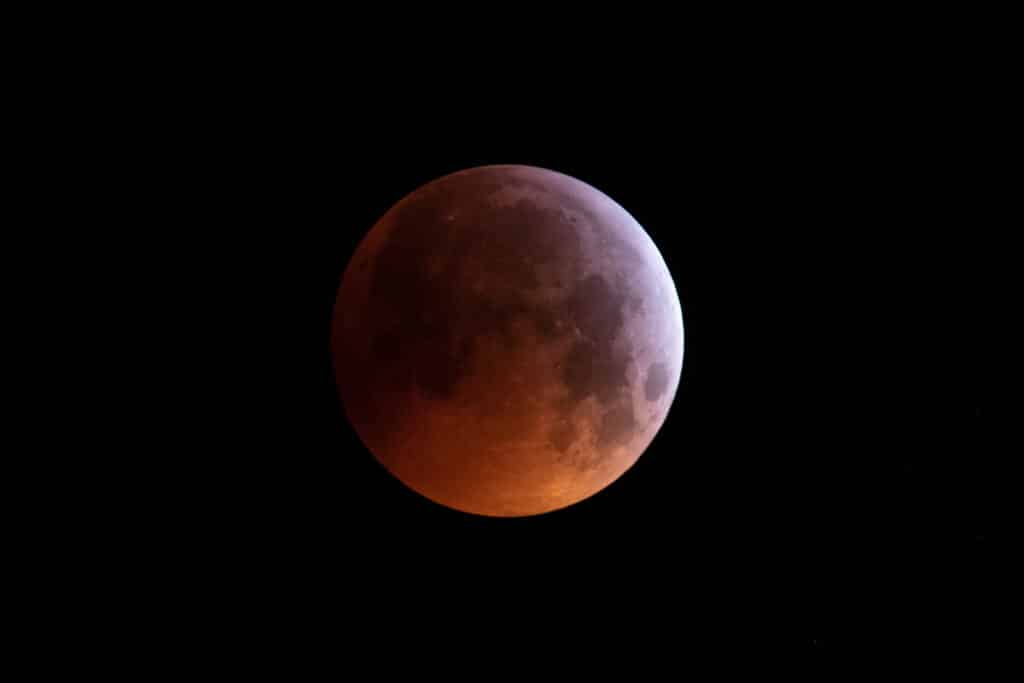 Blood moon - lunar eclipse
