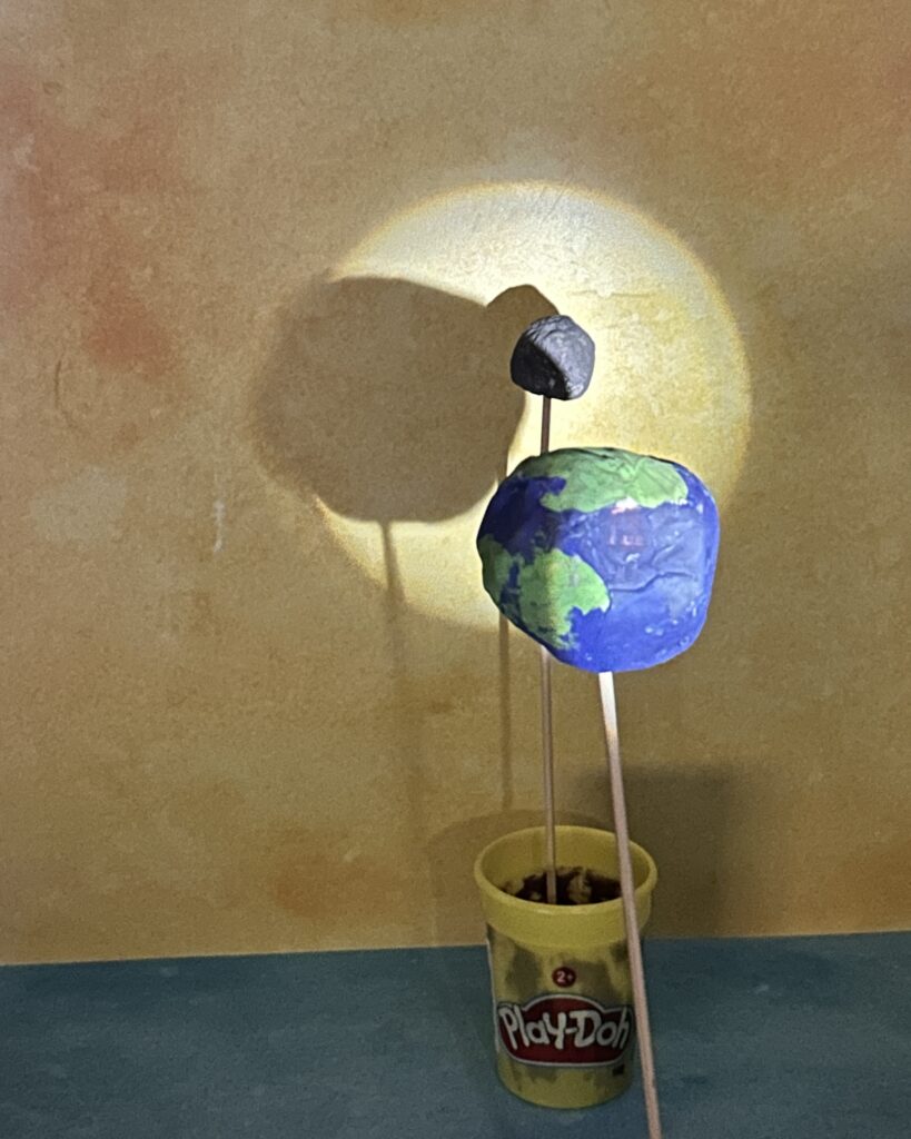 simple model of a lunar eclipse