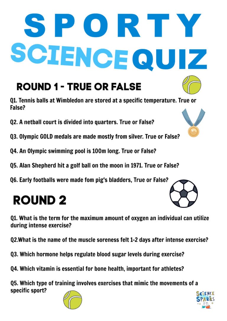 Olympic sport science quiz