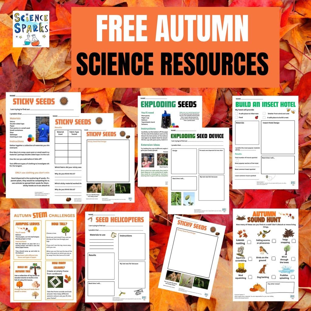 Free autumn science resources