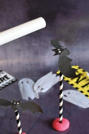 static electricity spinning bats science activity