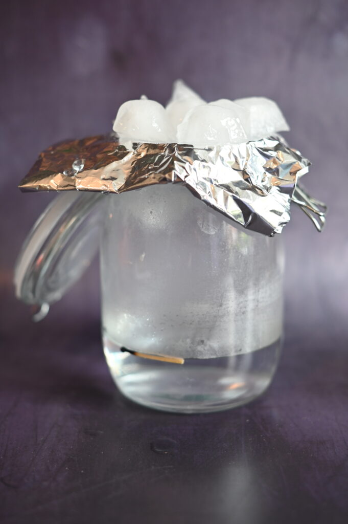 Cloud in a Jar science experiment