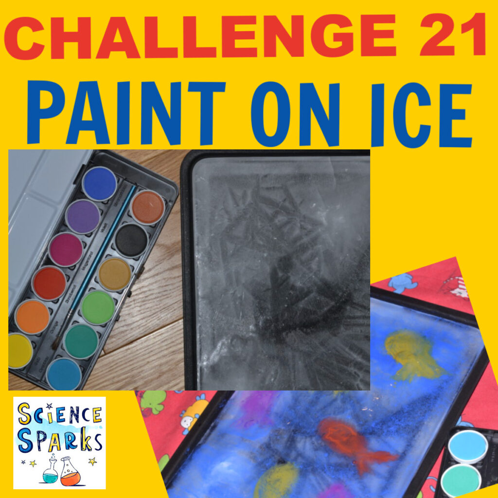 paint on ice summer STEM Challenge