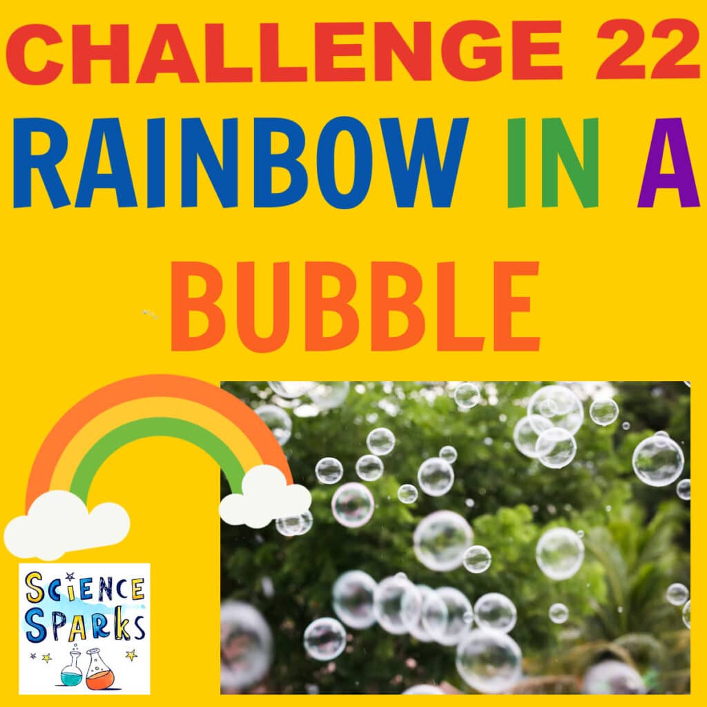 rainbow in a bubble sTEM Challenge