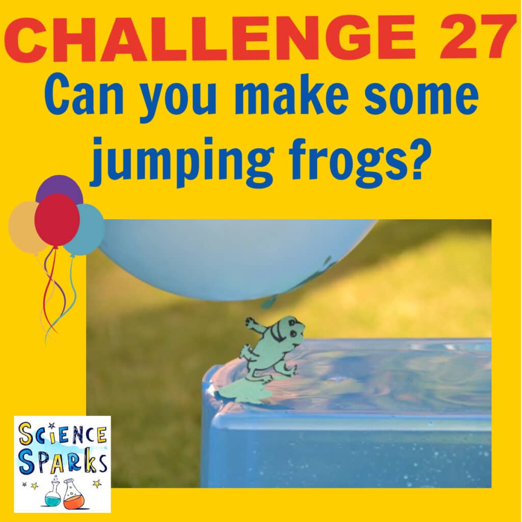 jumping frogs static electricity STEM challenge