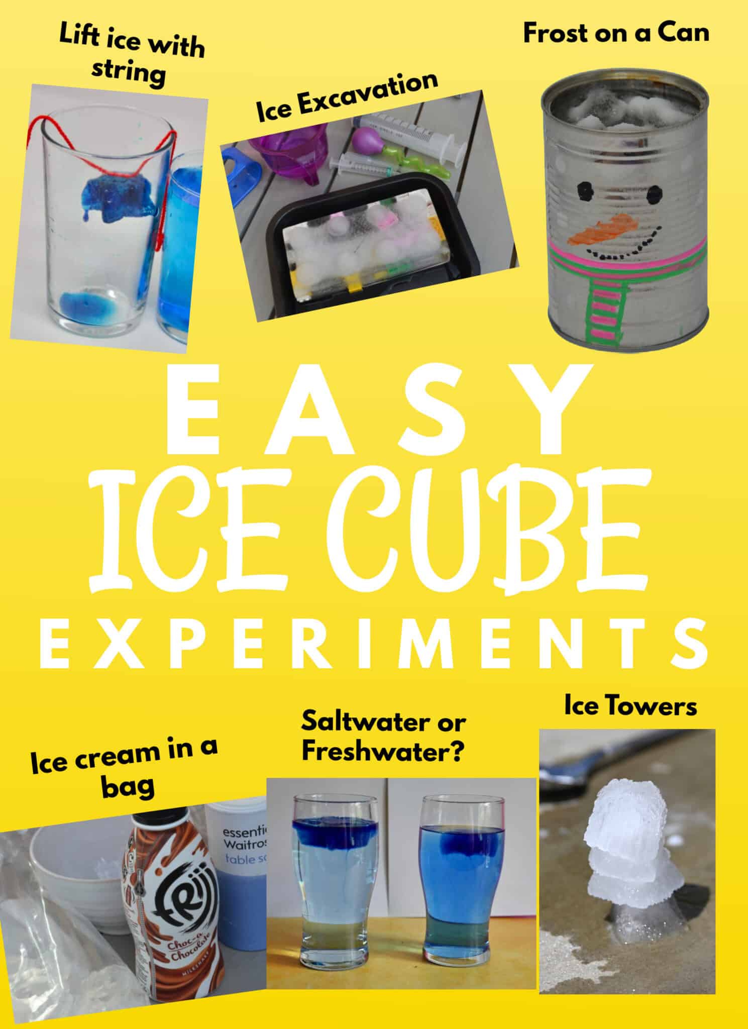Science Project Ice Cool Ice Cube Experiments for Kids