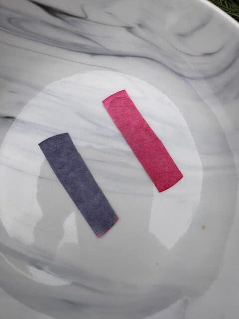 blackberry indicator filter paper