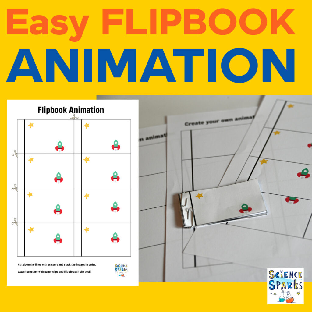 Animation flipbook template STEM Challenge