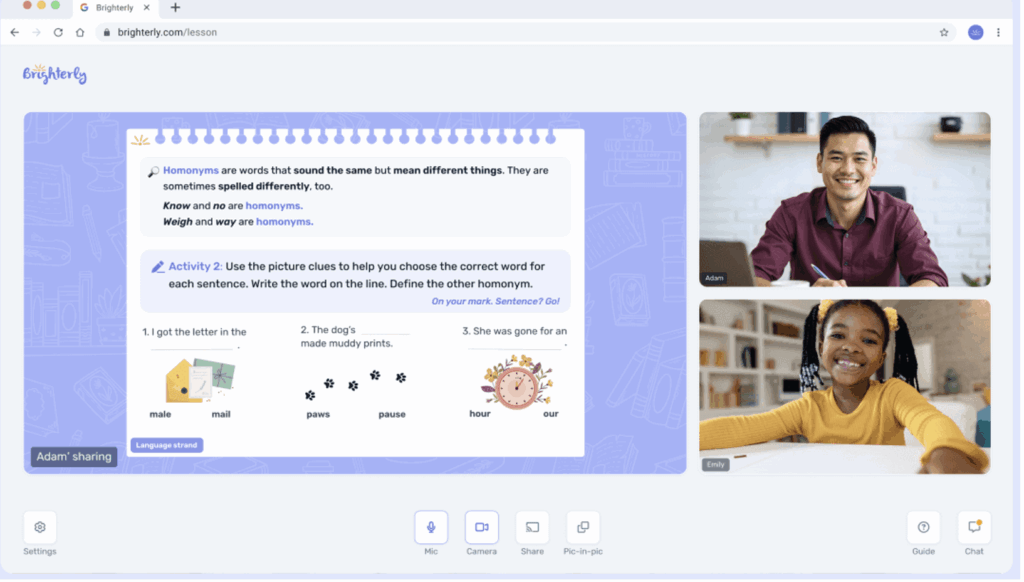 Brighterly Learning Platform