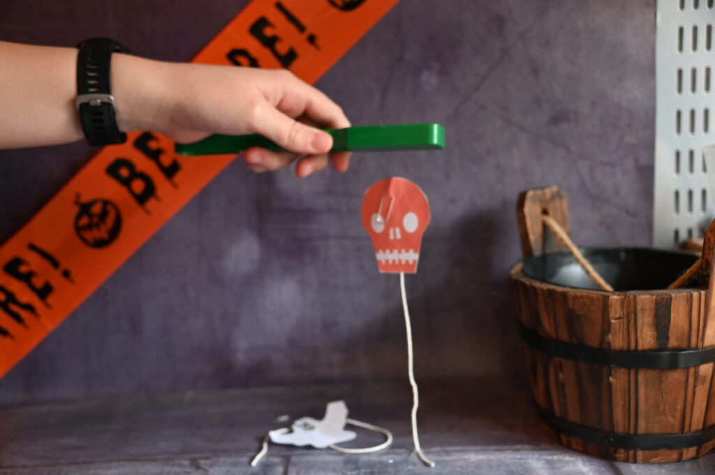 Flying skull magnet STEM Challenge