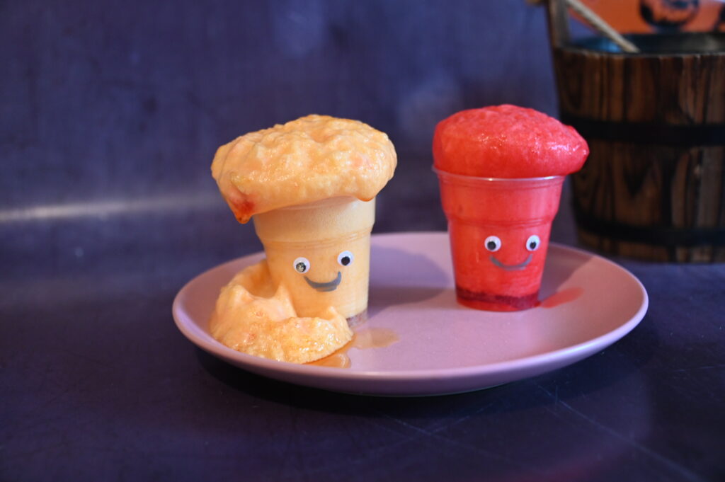 egg white foam monsters for a science challenge
