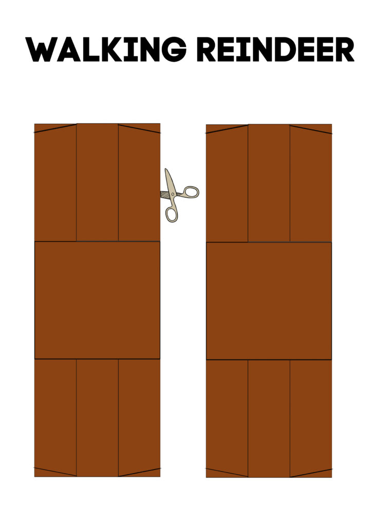 Walking Reindeer/Horse Template