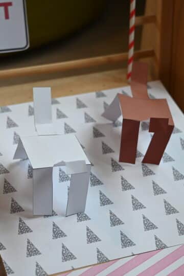 Walking reindeer STEM Challenge