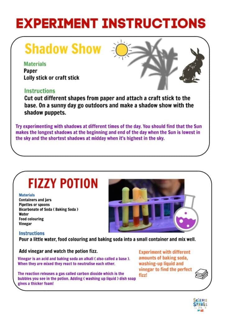 World Book Day fortune Teller Template Activity Instructions page 4