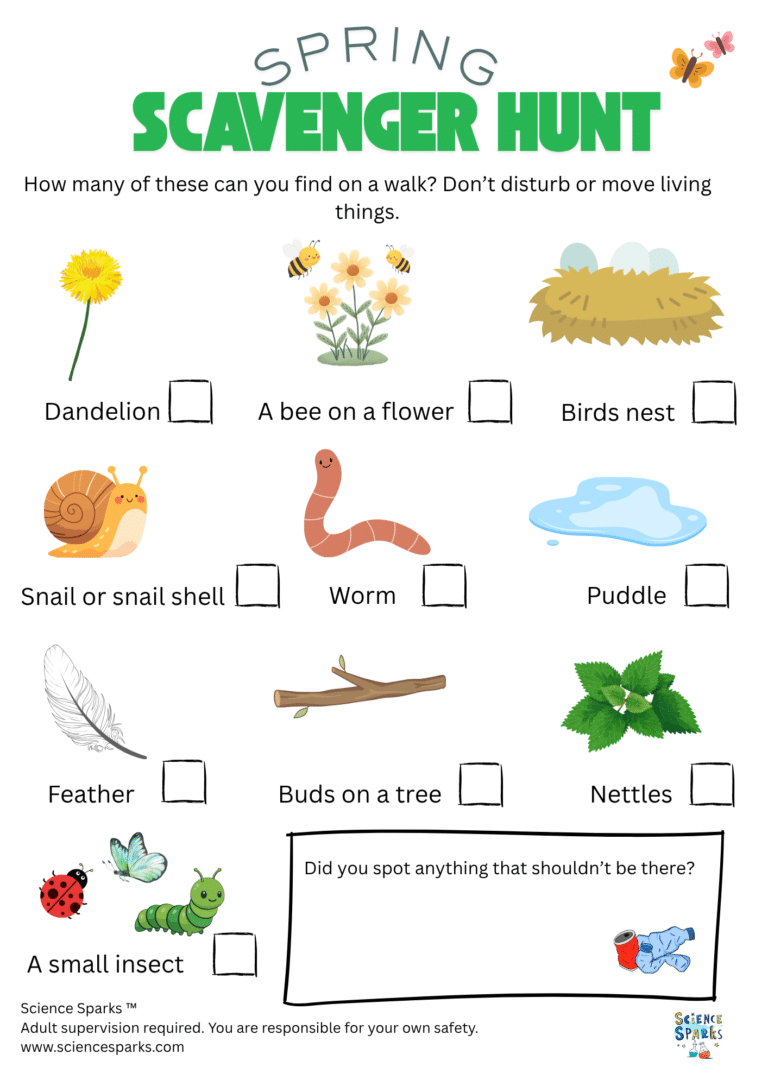 FREE Spring Scavenger Hunt