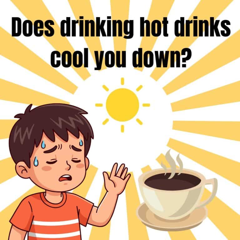 Does drinking hot drinks cool you down?