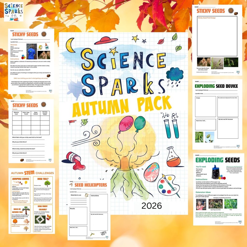 Autumn Science Pack - 5 free autumn science experiments